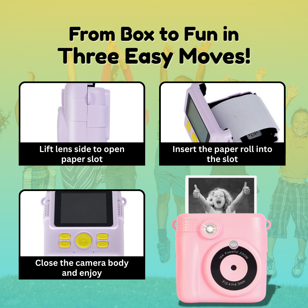 Pixie Pal Portable Instant Print Camera
