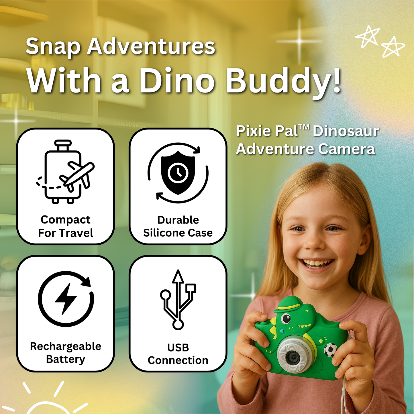 Pixie Pal™ Dinosaur Adventure Camera