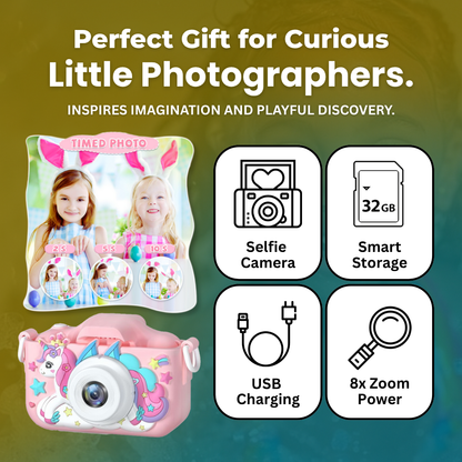 Pixie Pal™ Mini Unicorn Children’s Camera
