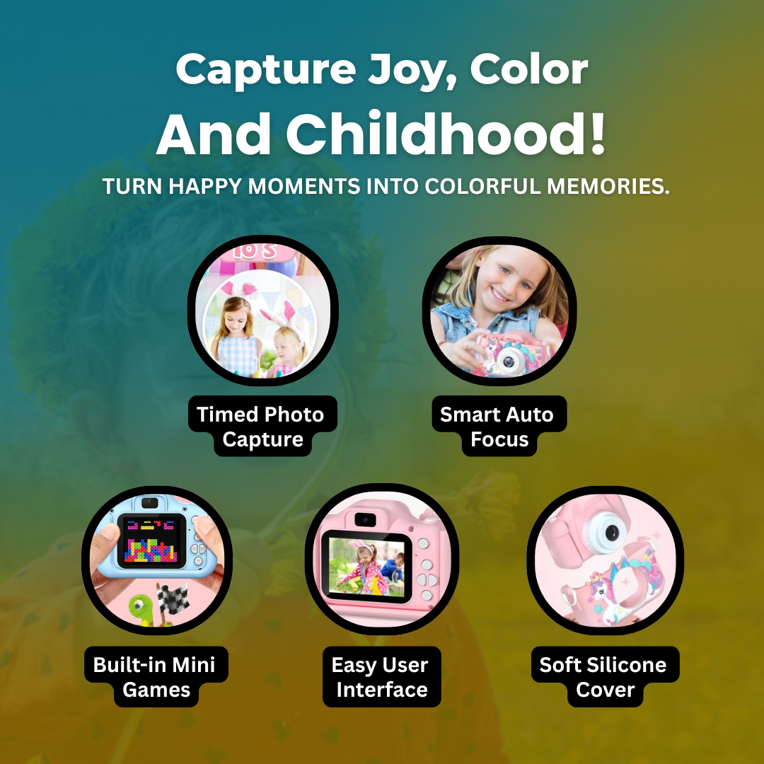 Pixie Pal™ Mini Unicorn Children’s Camera